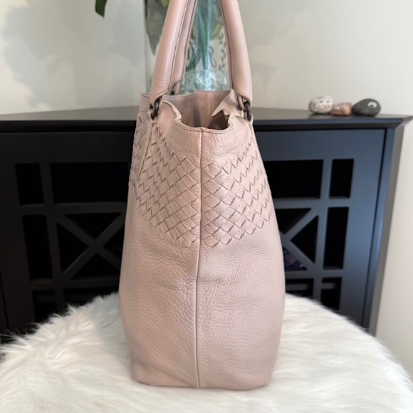Auth Bottega Veneta Pink mauve Tuape Tote Bag - Picture 4 of 13